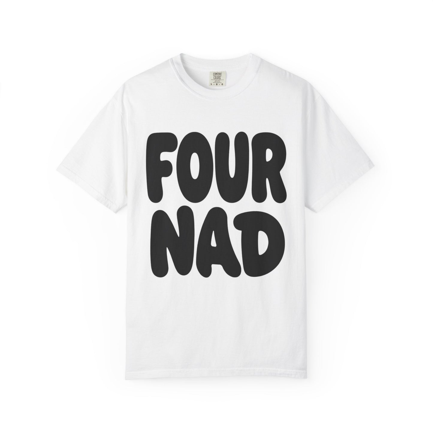 Fournad T-Shirt — “Fournad/ Fournad on Monad” Retro Bubble Text Tee