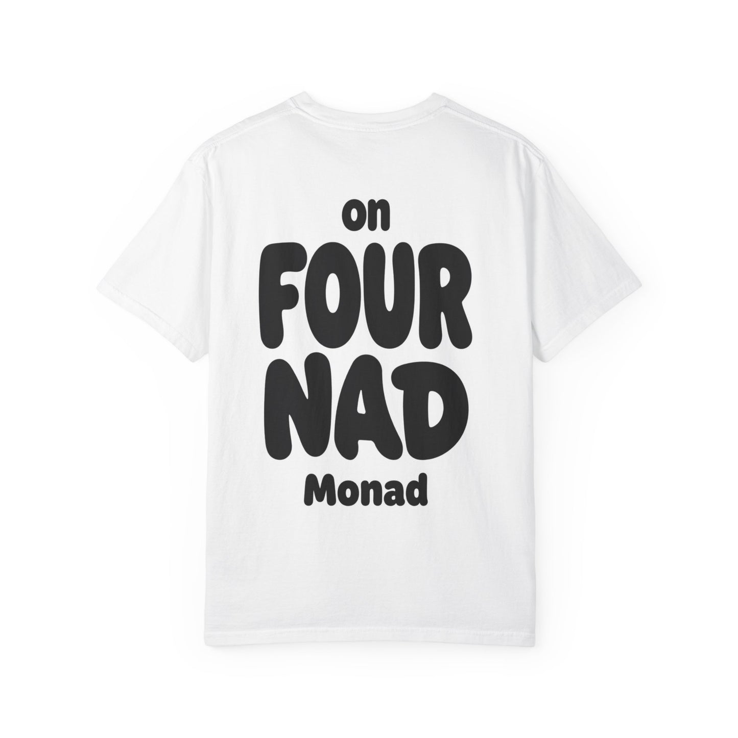 Fournad T-Shirt — “Fournad/ Fournad on Monad” Retro Bubble Text Tee